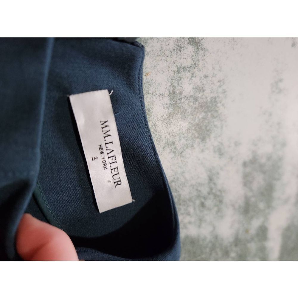 MM. LaFleur Navy Blue Midi Sheath Dress - Picture 3 of 5
